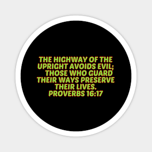 Bible Verse Proverbs 16:7 Magnet